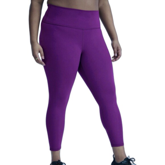 Fabletics Womens 2X Plus Size Leggings The Define PowerHold Purple 7/8 Yoga NWT - Picture 1 of 11